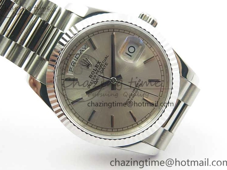 President Best Dial 36 Edition Bp Silver Maker 128239 Bracelet Day-Date SS on 0930